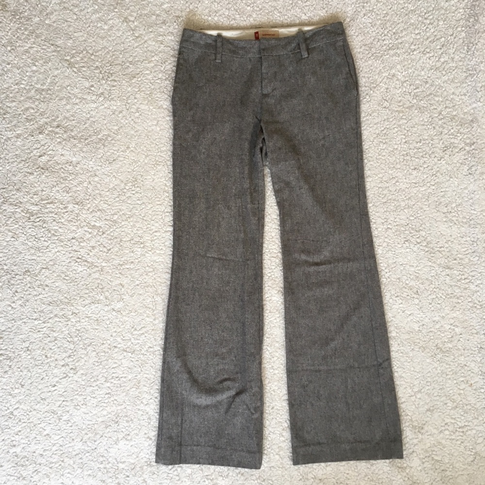 GAP gray Straight Fit Favorite Trousers.
